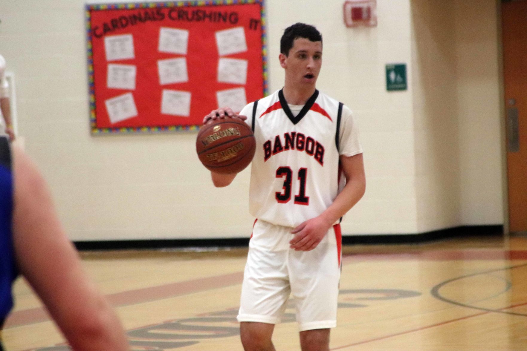 New Lisbon at Bangor boys basketball regional (3-2-19)